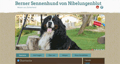 Desktop Screenshot of bernersennenhund.net