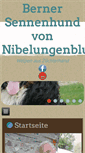 Mobile Screenshot of bernersennenhund.net