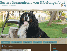 Tablet Screenshot of bernersennenhund.net